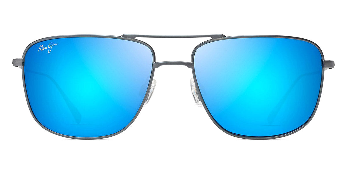Maui Jim® Mikioi B887-03 - Dove Grey / Blue Hawaii Sunglasses