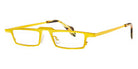 Theo® Baguette TH BAGUETTE 455 46 - Matte Deep Rose Eyeglasses