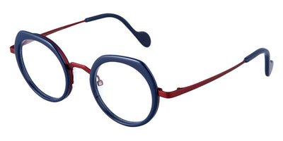 NaoNed® Balaneg NAO Balaneg 46BG 44 - Solid Navy Blue / Matte Dark Red Eyeglasses