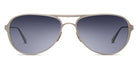 SALT.® BARRETT SAL BARRETT 001 60 - Antique Silver/CR39 Grey Gradient Sunglasses