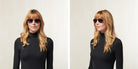 SALT.® BARRETT SAL BARRETT 003 60 - Brushed Honey Gold/CR39 Deep Brown Sunglasses