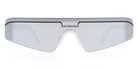 Balenciaga® BB0003S BB0003S 002 99 - White / Silver Mirrored Sunglasses