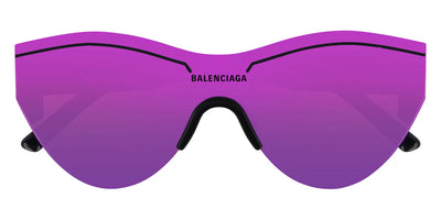 Balenciaga® BB0004S - Black / Pink Mirrored Sunglasses