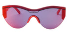 Balenciaga® BB0004S BB0004S 003 99 - Red / Red Mirrored Sunglasses