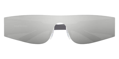 Balenciaga® BB0041S - Silver / Silver Flash Sunglasses