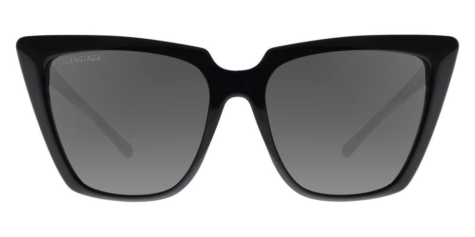 Balenciaga® BB0046S BB0046S 001 55 - Black / Gray Sunglasses