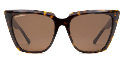 Balenciaga® BB0046S - Havana / Brown Sunglasses