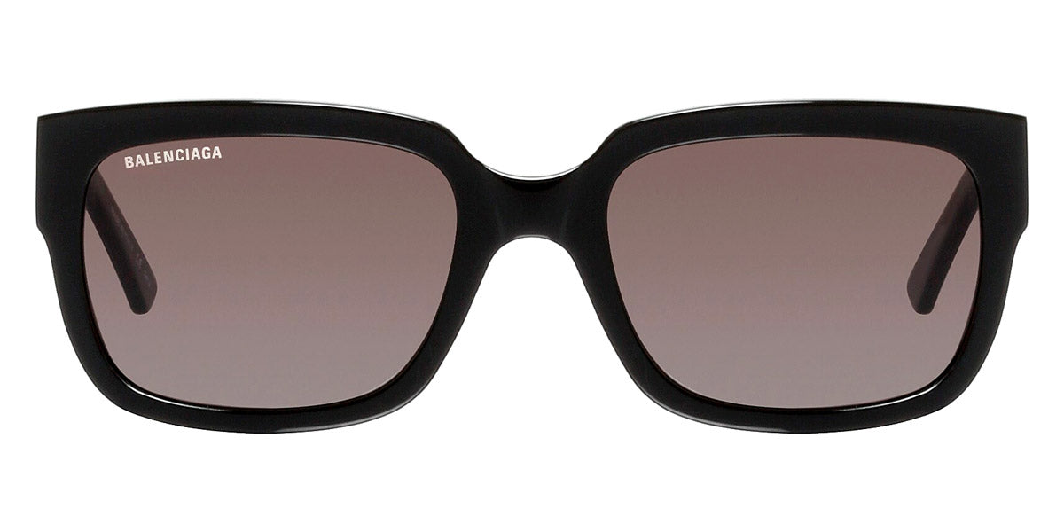 Balenciaga® BB0049S - Black / Gray Sunglasses