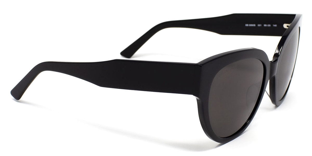 Balenciaga® BB0050S - Black / Gray Sunglasses