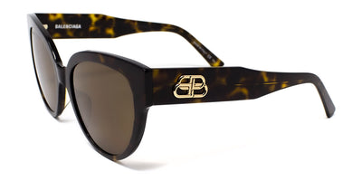 Balenciaga® BB0050S - Havana / Brown Sunglasses