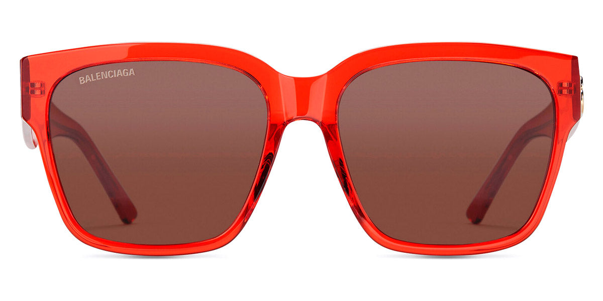 Balenciaga® BB0056S - Red / Red Sunglasses