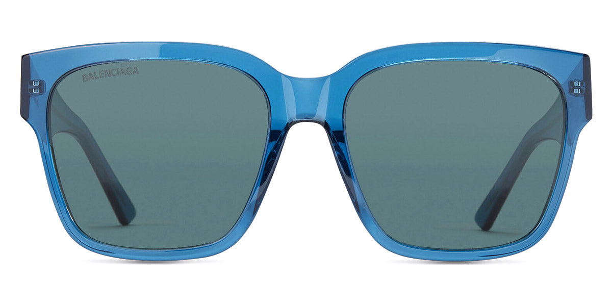 Balenciaga® BB0056S - Blue / Green Sunglasses