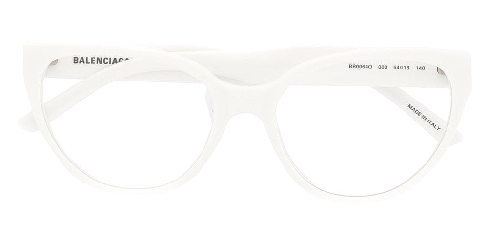 Balenciaga® BB0064O - White Eyeglasses