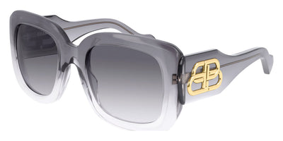 Balenciaga® BB0069S - Gray / Gray Gradient Sunglasses