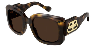 Balenciaga® BB0069S - Havana / Brown 007 Sunglasses