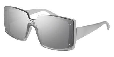 Balenciaga® BB0081S - Ruthenium / Silver Mirrored Sunglasses