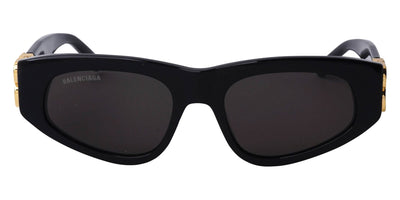 Balenciaga® BB0095S - Gold / Black / Gray Sunglasses