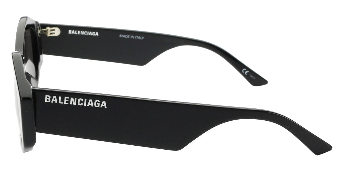 Balenciaga® BB0106S - Black / Gray Sunglasses