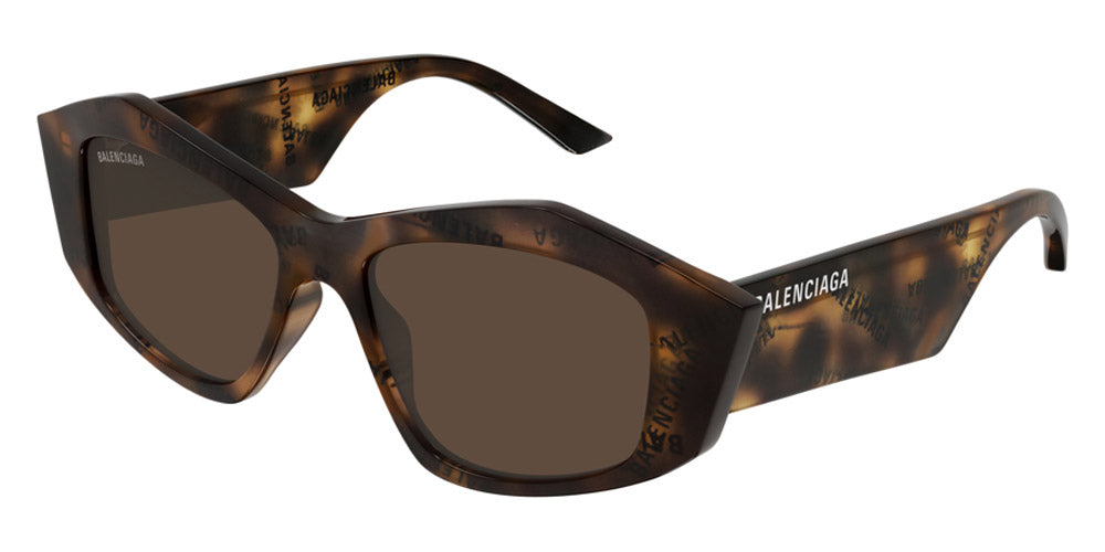 Balenciaga® BB0106S - Havana / Brown 005 Sunglasses
