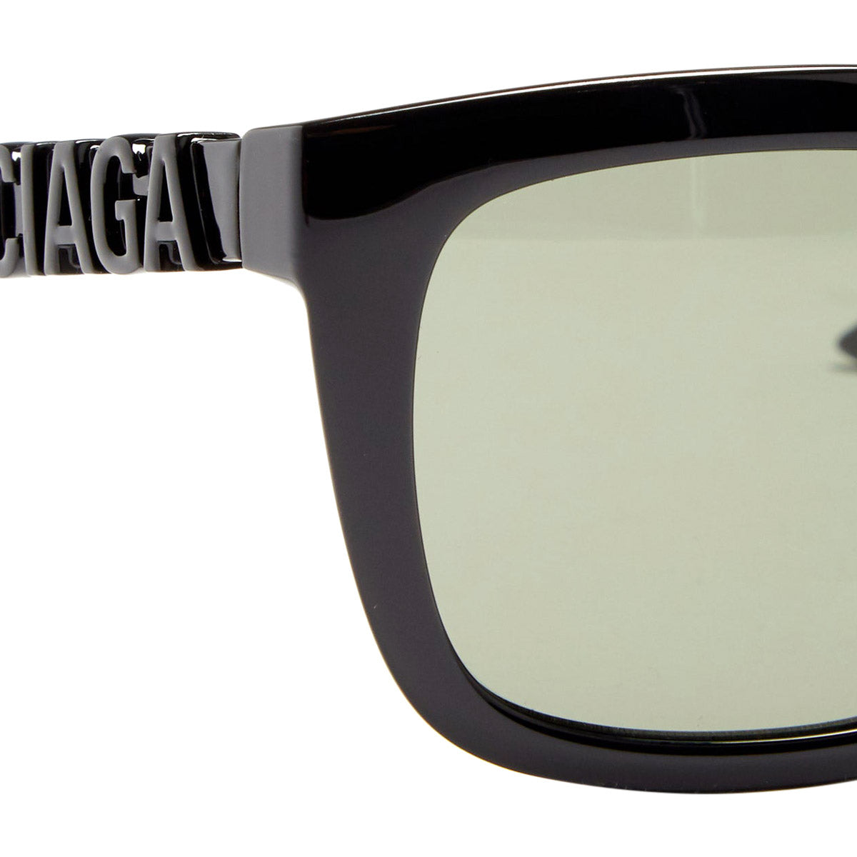 Balenciaga® BB0108S - Black / Green Sunglasses