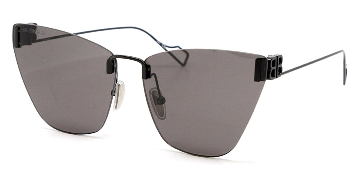 Balenciaga® BB0111S - Black / Gray Sunglasses