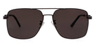 Balenciaga® BB0116SA BB0116SA 001 59 - Gray / Gray Sunglasses