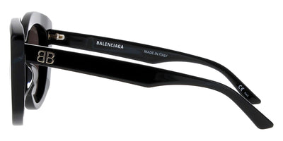 Balenciaga® BB0126S - Black / Gray Sunglasses