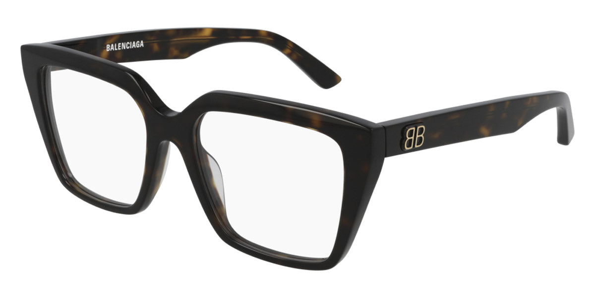 Balenciaga® BB0130O - Havana 005 Eyeglasses