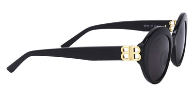 Balenciaga® BB0133S - Black/Gold / Gray Sunglasses