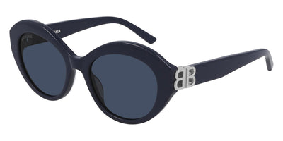 Balenciaga® BB0133S - Blue/Silver / Blue Sunglasses