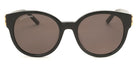 Balenciaga® BB0134SA BB0134SA 001 55 - Black / Gold / Gray Sunglasses