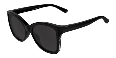 Balenciaga® BB0150S - Black / Gray Sunglasses