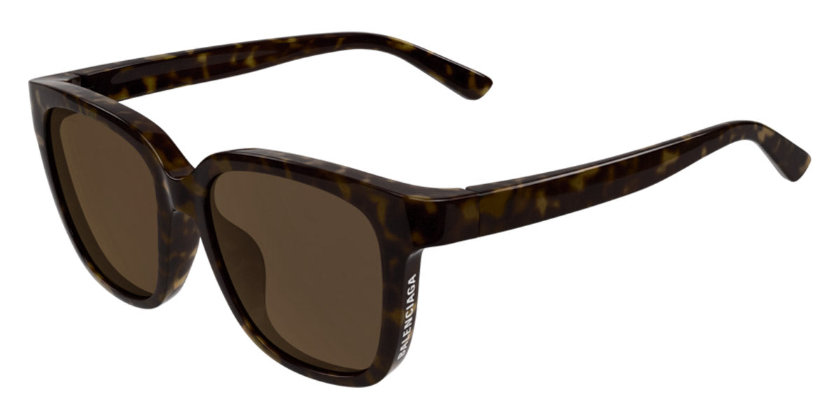 Balenciaga® BB0152SA - Havana / Brown Sunglasses