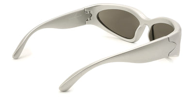Balenciaga® BB0157S - Silver / Silver Mirrored Sunglasses