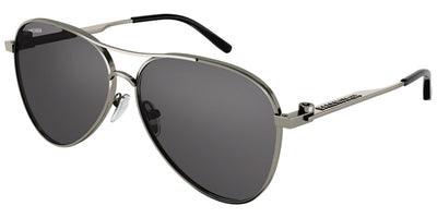 Balenciaga® BB0167S - Gray / Gray Sunglasses