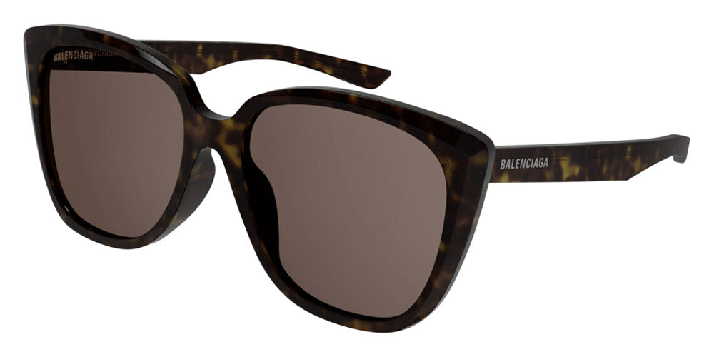 Balenciaga® BB0175SA - Havana / Brown Sunglasses