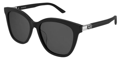 Balenciaga® BB0183SA - Black / Gray Sunglasses