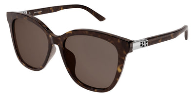 Balenciaga® BB0183SA - Havana / Brown Sunglasses