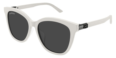Balenciaga® BB0183SA - Ivory / Gray Sunglasses