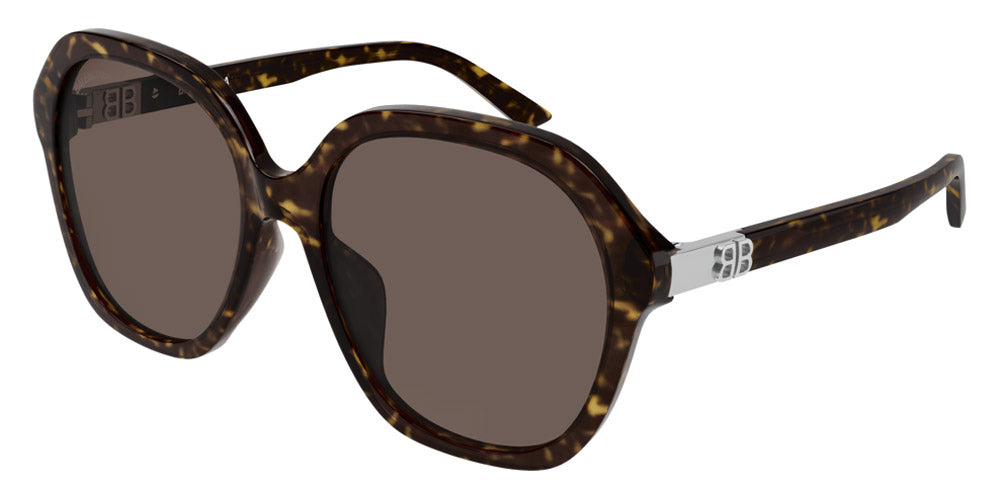 Balenciaga® BB0184SA - Havana / Brown Sunglasses