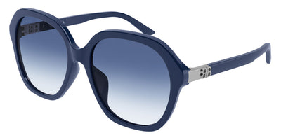 Balenciaga® BB0184SA - Blue / Blue Gradient Sunglasses