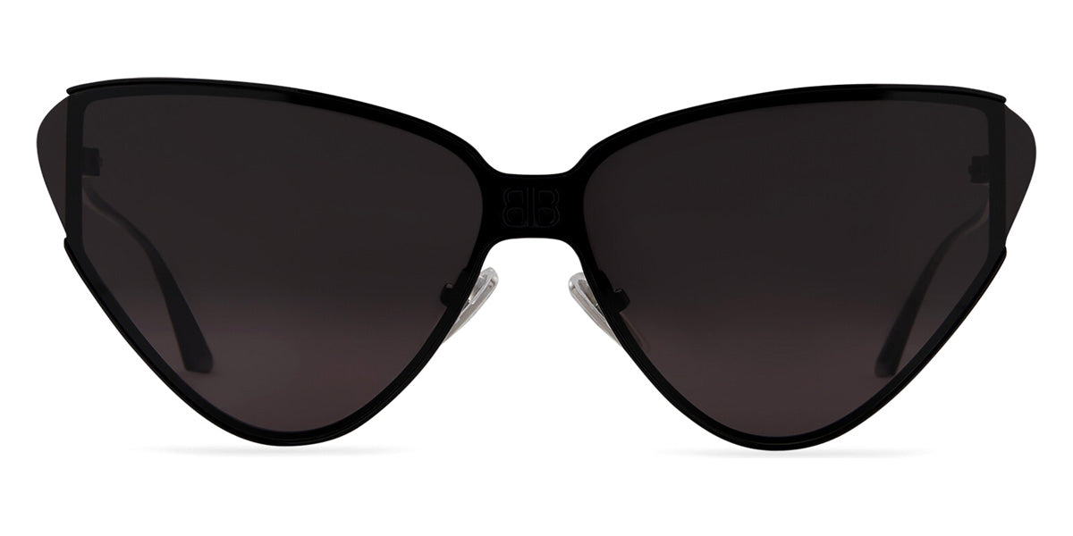 Balenciaga® BB0191S - Black / Gray Sunglasses