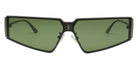 Balenciaga® BB0192S BB0192S 002 99 - Ruthenium / Green Sunglasses