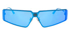 Balenciaga® BB0192S BB0192S 003 99 - Light-Blue / Blue Mirrored Sunglasses