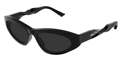 Balenciaga® BB0207S - Black / Gray Sunglasses