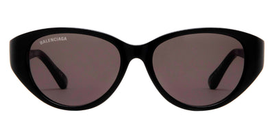 Balenciaga® BB0209SA - Black / Gray Sunglasses