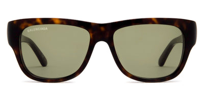 Balenciaga® BB0211S - Havana / Green Sunglasses