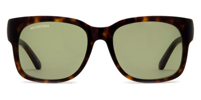 Balenciaga® BB0212S - Havana / Green Sunglasses