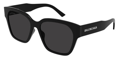 Balenciaga® BB0215SA - Black / Gray Sunglasses