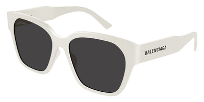 Balenciaga® BB0215SA - Ivory / Gray Sunglasses